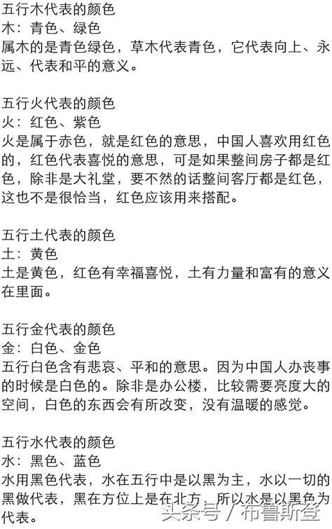 数字与五行|五行与数字、颜色，及身体的对应关系